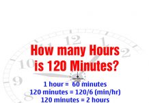 How many Hours is 120 Minutes? 120 minutes to hours